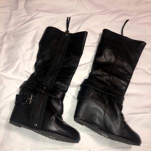 aldo leather boots